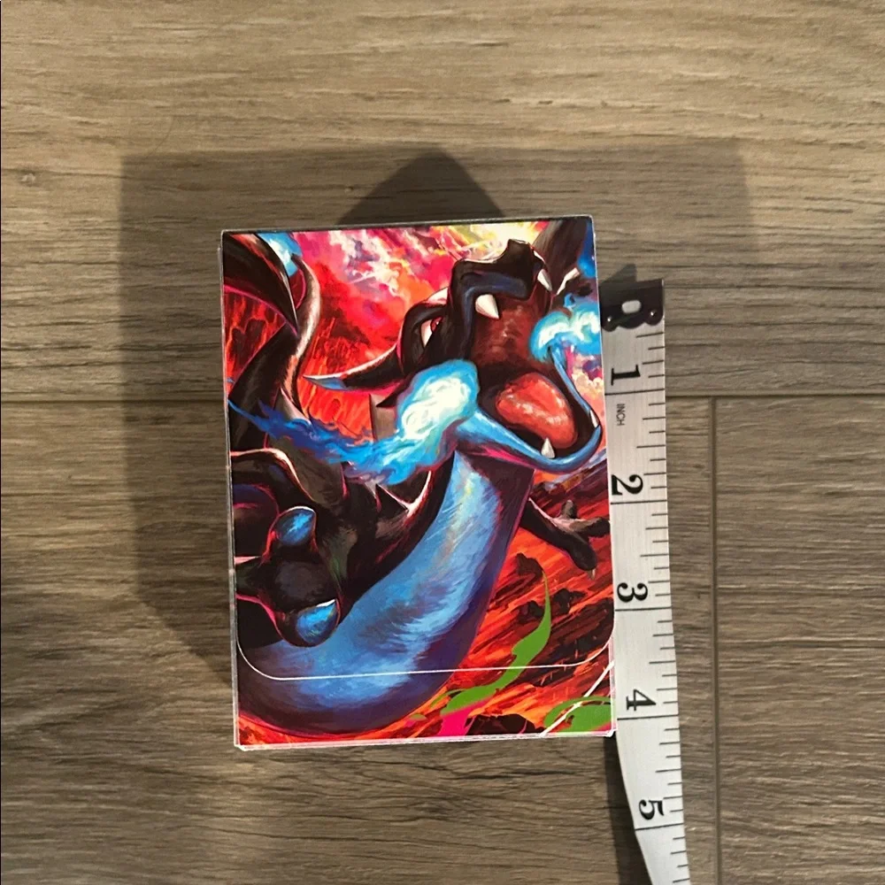 Pokemon Charizard Trading Card Storage‎ Box with Velcro fastener